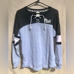 Victoria Secret “Pink” Sweater. *Blue, White, Black*